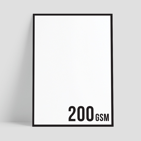 200gsm Satin Poster