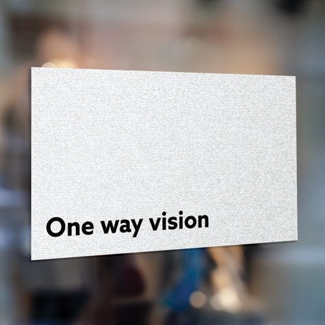 One Way Vision